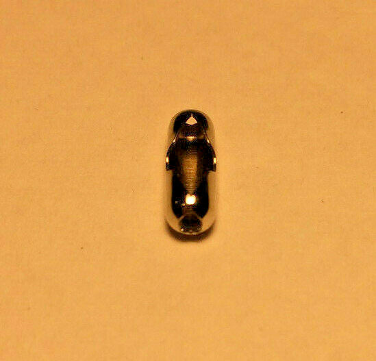 New #6 Brass Beaded Chain Connector With Nickel Plated Finish #BC601N