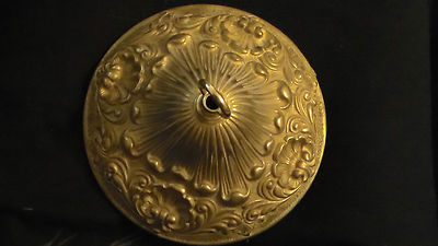 New Victorian Style Die Cast Unfinished Brass Ceiling Canopy, 5 1/2" diameter