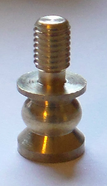 1/2" HEIGHT TURNED Brass Lamp SHADE FINIAL RISER - Unfinished Brass #RIS66U