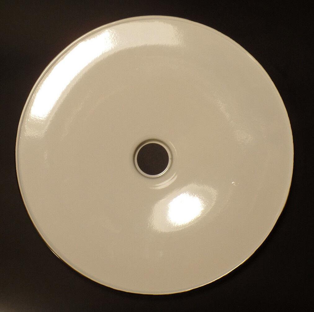 NEW 14" White Metal Porcelain Industrial Style Flat Lamp Pendant Light Shade - Stone Door Lamps