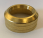 New Solid Brass #2 Double Ring Lamp Collar for #2 burners, 1 3/16" Top I.D. #012 - Stone Door Lamps