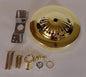 5 1/4" Brass Plated Steel Ceiling Canopy Kit For Fixtures w/ Hardware #CA801 - Stone Door Lamps
