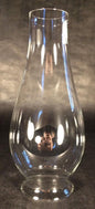 2 5/8" x 8 1/16" LIP FITTER CLEAR GLASS Oil Lamp Chimney #2 Hinge Burner CH802 - Stone Door Lamps