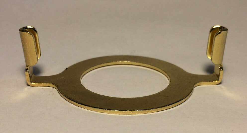 New Brass Plated Harp Base For Standard Phenolic Sockets, 1 7/16" I.D., #HB774
