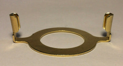 New Brass Plated Harp Base For Standard Phenolic Sockets, 1 7/16" I.D., #HB774