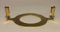 New Brass Plated Harp Base For Standard Phenolic Sockets, 1 7/16" I.D., #HB774