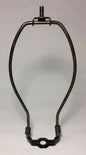 New 6" Brass Lamp HARP Shade Holder w/Base for Lamp Repair Antique Bronze Finish - Stone Door Lamps