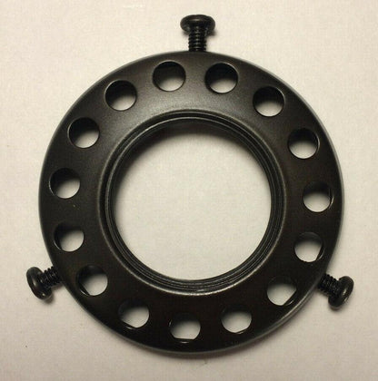 New 2 1/4" Fitter Screw - on Uno - type Shade Holder Antique Bronze Finish #SHH86B - Stone Door Lamps