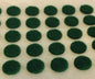 New Lot of 25, 3/8" Green Felt Dots W/ Adhesive Backs For Lamps, Etc. #25GF198 - Stone Door Lamps