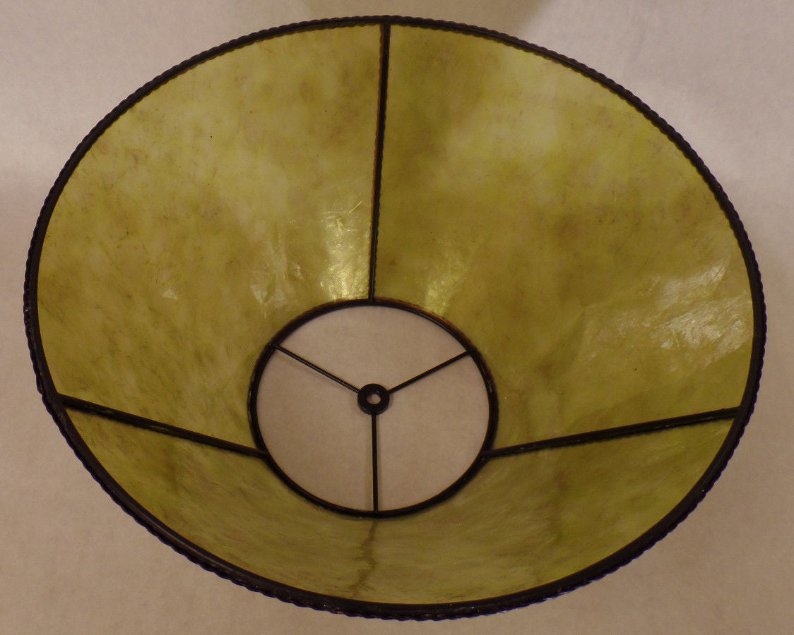 New Craftsmen Green Empire Style Mica Lamp Shade 7 1/2" x 16" x 8" #MS718G