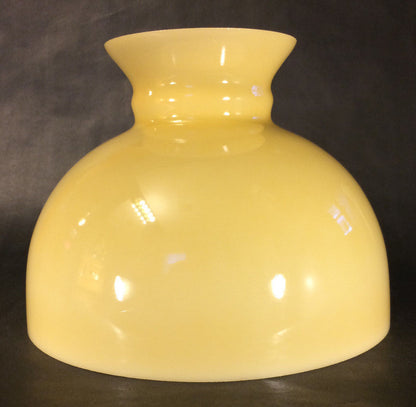 New 10" Student Lamp Shade, Opal Glass w/ Buff Nu-Gold Painted Background U.S.A