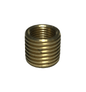New Unfinished Brass Reducer Lamp Part, 1/4M(1/2") to 1/8F(3/8") Hole, #BR899S - Stone Door Lamps