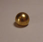 New 5/8" Diameter Brass Ball Finial, Cap, Unfinished Brass, 1/8F Tap #BF005U - Stone Door Lamps