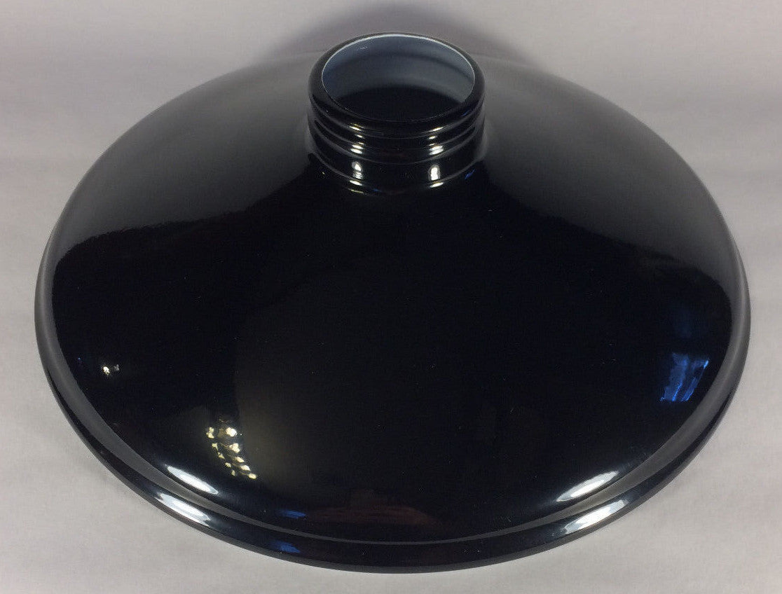 Metal Cone Lamp Light Shade Pendant 2.25 X 10 Black Porcelain Industrial Style
