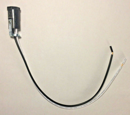 New Phenolic Pigtail E12 Candelabra Socket, 12" Wire Leads, 1/8F Hickey #SO634