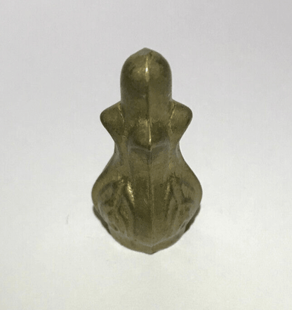 New 1 3/8" Height Unfinished Cast Brass Leaf Lamp Finial, 1/8F Tap(3/8") #BF931U - Stone Door Lamps