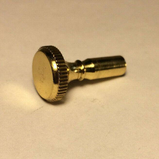New 1" Solid Brass Knurled Lamp Key For Turn Knob Socket, 4 - 36F Tap, #TK924 - Stone Door Lamps