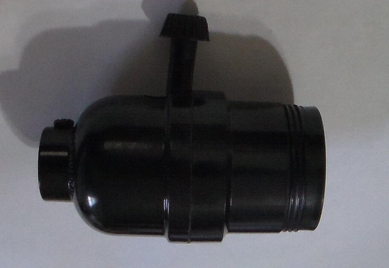Leviton BAKELITE 3 - WAY TURN KNOB SOCKET UNO THREADED SHELL LAMP PART SO265 - Stone Door Lamps