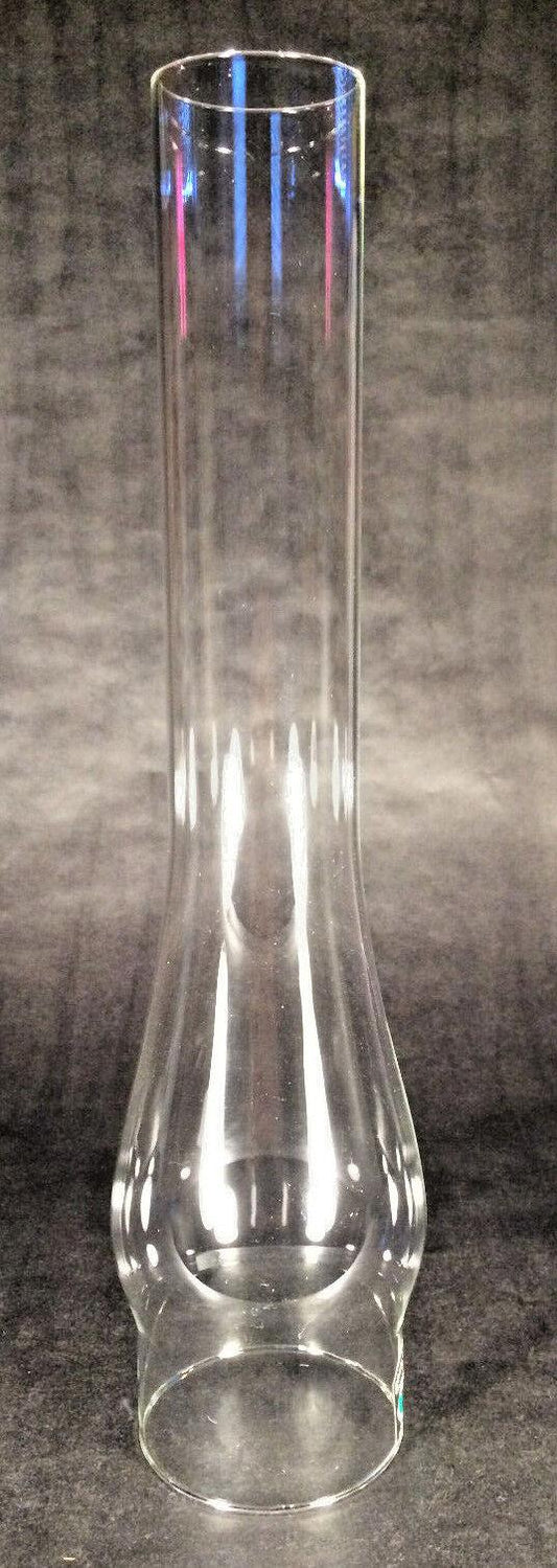 New 3" X 14" Clear Borosilicate Glass Oil Lamp Chimney, Fits #2 Burners #CH972 