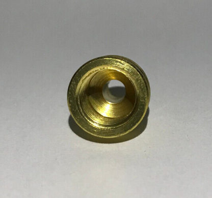 New 5/8" Height Unfinished Brass Pyramid Lamp Finial Knob, Bead Chain Hole ,1/8F