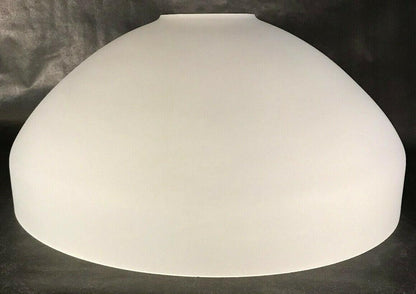 New 15 3/4" Satin Crystal Dome Lamp Shade For 20th Century Table Lamps, #DS300 - Stone Door Lamps