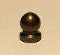 New Small Antique Bronze Knob Finial For Standard Lamp Harps, 9/16" ht. #BF958B