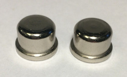 New 9/16" inch Nickel Plated Oil Glass Kerosene Lamp Finial Lot of 2