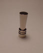 New Nickel Plated Deco Style Lamp Finial , 1/4-27F, 1 7/16" ht. #NF085N