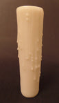 NEW 6" Ivory PolyBeesWax Chandelier Standard Lamp Candle Cover with DRIPS