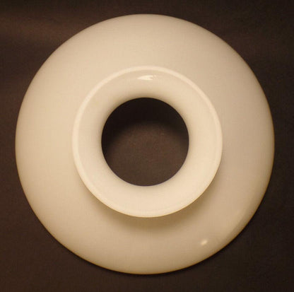 New 10" Fitter Opal White Glass Tam - O - Shanter Student Lamp Shade Plain Top SH100 - Stone Door Lamps