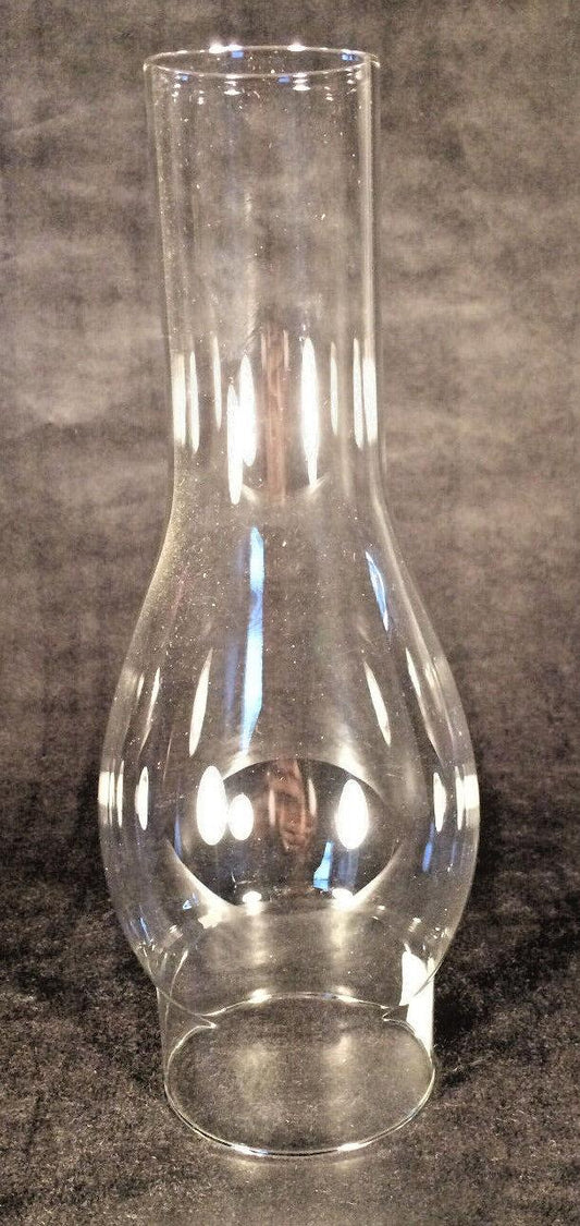 3" x 10" Clear Glass Oil Kerosene Lamp Chimney for #2 burners & 3" galleries 944