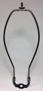 New 9" Brass Lamp HARP Shade Holder w/Base for Lamp Repair Antique Bronze Finish - Stone Door Lamps