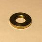 New Burnished & Lacquered Brass Knurled Locknut, 1/8F Threads, 3/4" O.D. #LN720