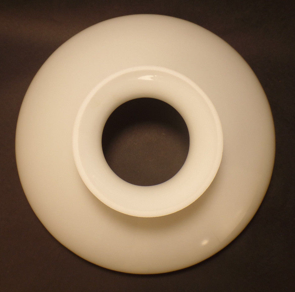 New Tam-O-Shanter Student Lamp Shade, Opal Glass, 10" Fitter, Plain Top #SH100