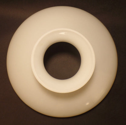 New Tam-O-Shanter Student Lamp Shade, Opal Glass, 10" Fitter, Plain Top #SH100
