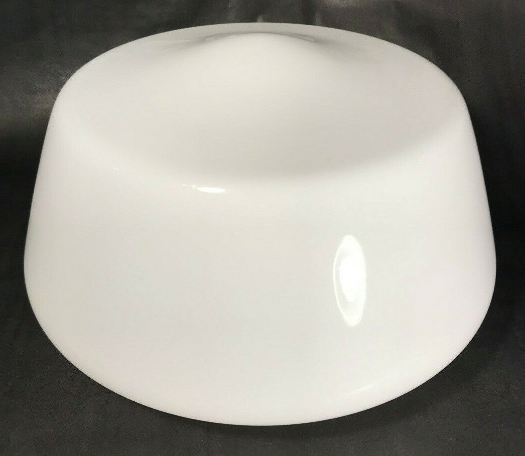New 6" Lip Fitter Opal Glass Schoolhouse Pendant Shade, 12" Diameter #PS816i