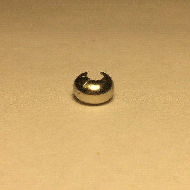 New Brass Ball Pull w/ Nickel Finish For #6 Beaded Pull Chain, 1/4" Dia. #BC604N