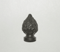 New 1 1/8" Solid Brass Acorn Lamp Finial, Antique Brass Finish, 1/4 - 27F, #BF288A - Stone Door Lamps