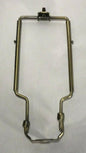 New 9" - 11" Adjustable Heavy Duty Lamp Harp Shade Holder With Base, Antique Brass - Stone Door Lamps