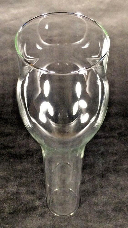 NEW 3" X 12" CLEAR GLASS OIL LAMP CHIMNEY for #2 BURNERS and 3" GALLERIES #CH954