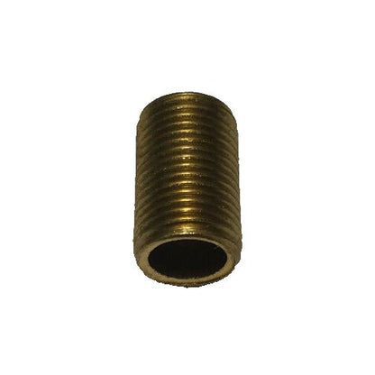 New 3/4" Solid Brass All Thread Lamp Nipple Pipe 1/8 IP (3/8" O.D.) #LN377 - Stone Door Lamps