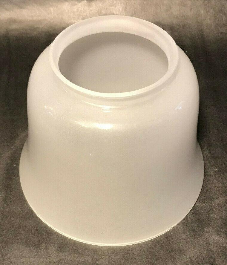New 4" Lip Fitter Sandblast Early Gas/Electric Style Shade, Bell Shape #GS415 - Stone Door Lamps