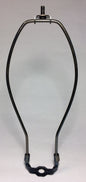 11" Brass Lamp HARP Shade Holder & Base for Lamp Repair Antique Bronze Finish