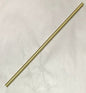 New 18" Brushed Brass Female Threaded Lamp Pipe, Rod, 1/8F Tap (3/8") #SP225U - Stone Door Lamps
