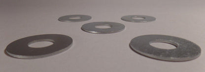 Lot of 5, 1" Regular Duty Steel Washer, Lamp Part 1/8 IP Slip, fits 3/8" pipe - Stone Door Lamps