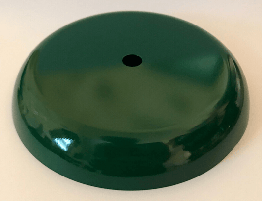 New 5 1/8" Steel Ceiling Canopy With Glossy Green Finish, 1/8IP Slip #CA811G - Stone Door Lamps