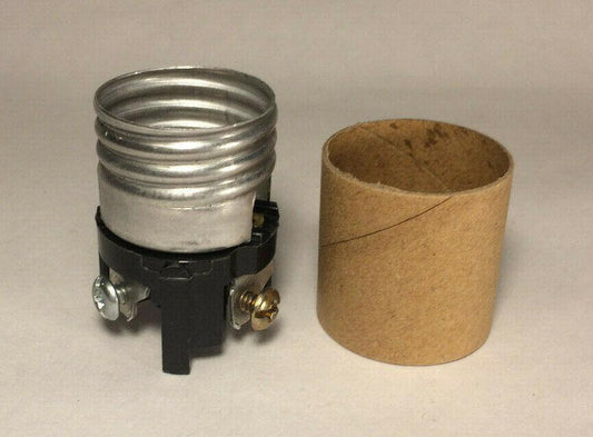 New Leviton Full Keyless Socket Interior With Insulator, Medium Base E26 #SO204L - Stone Door Lamps