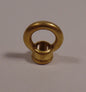 New 1" Unfinished Cast Brass Loop Lamp Part With Wire Way, 1/8F Tap #BL954U