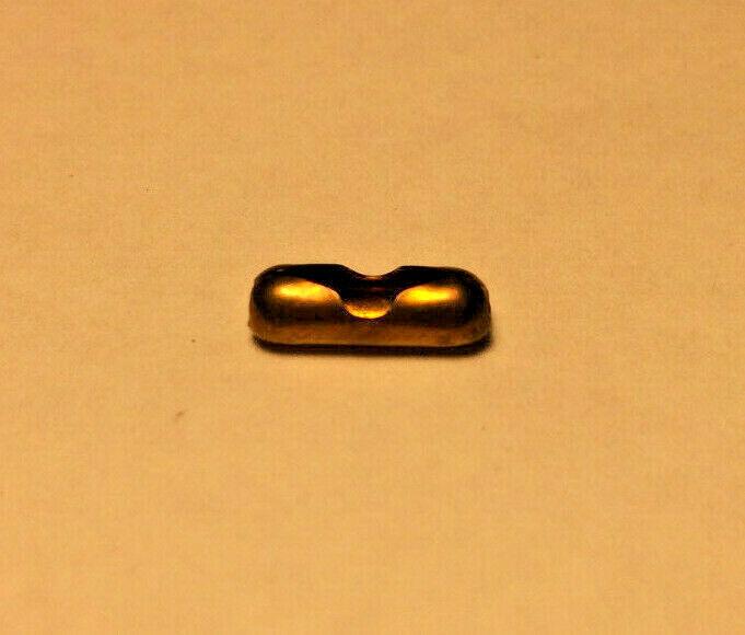New #6 Brass Beaded Chain Connector With Antique Brass Finish #BC601A - Stone Door Lamps