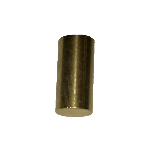New Drum Style Unfinished Brass Lamp Finial For Standard Harps, 1" ht. #BF370U - Stone Door Lamps